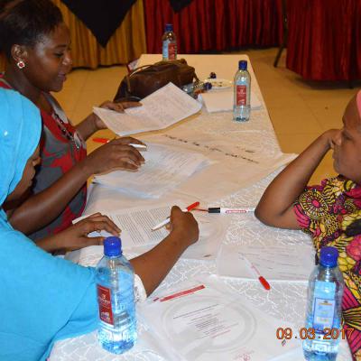 Kilifi County Young Mothers Group Brainstorming On Their Business Idea Assignments