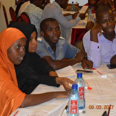 Kilifi County Youth Leaders Group Undertaking Groupwork Activity4s