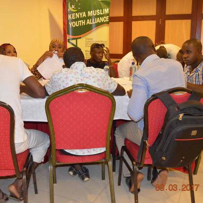 Kwale County Lc Members Group Brainstorming On Their Business Idea Assignments