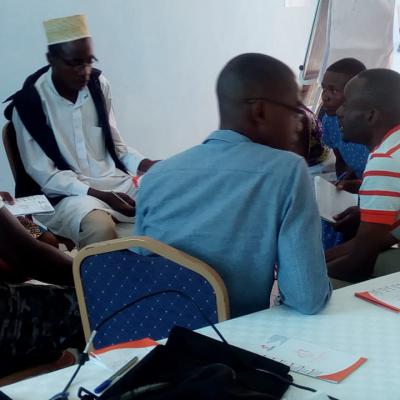 Youth Leaders From Rabai Undertaking Groupwork During The Training