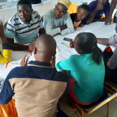 Youth Leaders Having Group Discussions During The Training